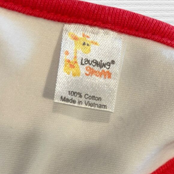 Arkansas “Lil Razorbacks” Embroidered Football Bib With Red Trim NWOT - Picture 4 of 5